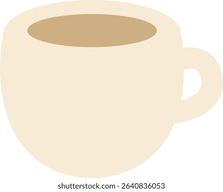 Minimalist Coffee Cup Vector Illustration