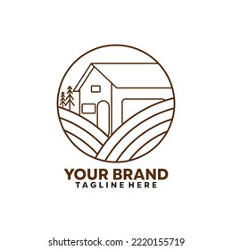 Minimalist coffee shop logo vector illustration design, perfect for office, banner, company, landing page, background, social media, wallpaper and more