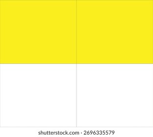 Minimalist color block background divided into two top yellow squares and two bottom white squares. Clean, simple, and modern design.