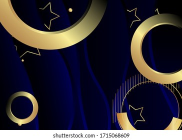 Minimalistisch gefärbter Premium-Hintergrund. Vektorillustration luxuriöse dunkle Farbverlauf-geometrische Elemente.