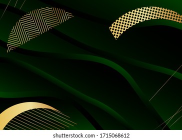 Fondo exclusivo de color minimalista. Elementos geométricos de gradiente oscuro vectorial de lujo.