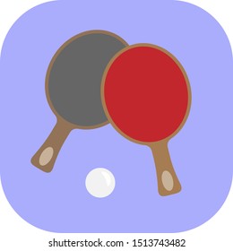 Minimalist colorful tennis on a colored background.
Ideal for icons, medals or badges.