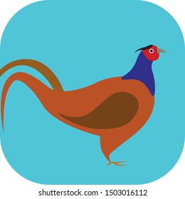 Minimalist colorful turkey on a colored background.
Ideal for icons, medals or badges.