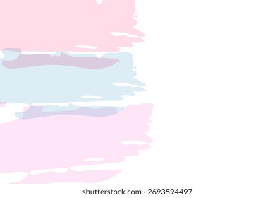 A minimalist composition of dusty rose ink, fading gently into a soft white canvas. Elegant and endlessly versatile. Vecter abstract background