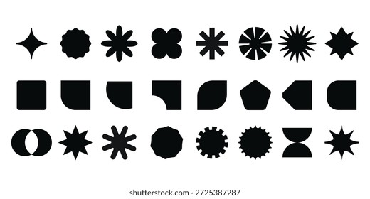 Una composición minimalista de Formas geométricas entrecruzadas en blanco y negro, creando un contraste llamativo y una sensación de modernidad, ideal para conceptos arquitectónicos y de diseño.