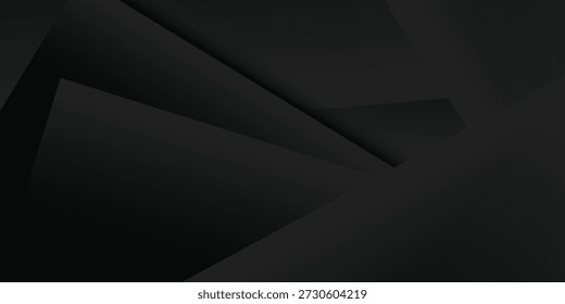 Uma composição minimalista de planos escuros sobrepostos criando profundidade e sombra.