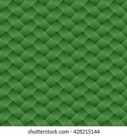Minimalist concept modern style wallpaper with geometric seamless pattern green background