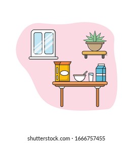 concepto minimalista de decoración de paredes