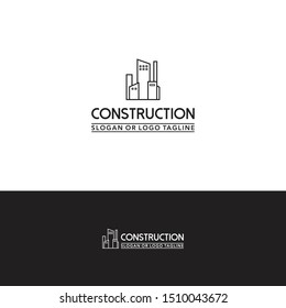 Minimalist Construction Company Logo Template Stock Vector Royalty   Minimalist Construction Company Logo Template 260nw 1510043672 