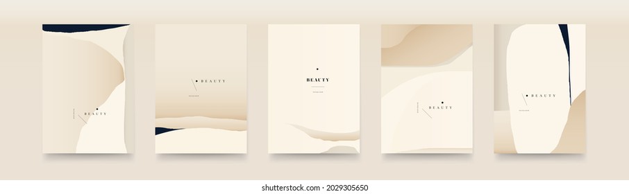 Minimalist contemporary abstract universal background templates. Modern elegant design.