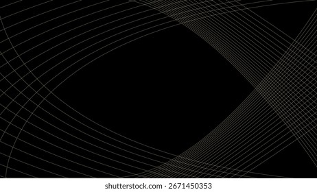 Minimalist Continuous Flow Wavy Seamless Pattern with Elegant Curved Lines, Abstract Rhythmic Geometric Line Art, and Smooth Modern Flow for Digital, Print, and Web Design Projects