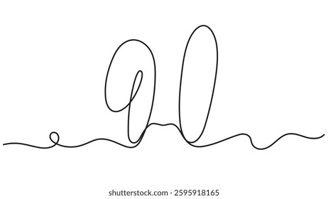 A minimalist continuous line drawing of bunny ears, ideal for Easter or spring-themed designs. Simple and elegant, this single-stroke illustration captures the essence of the holiday.