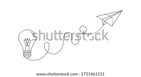 A minimalist continuous line drawing depicting a dinner plate centered between a fork on the left and a knife on the right, symbolizing dining or a restaurant setting.