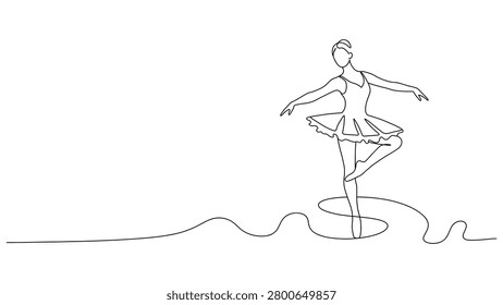 Minimalist continuous line drawing