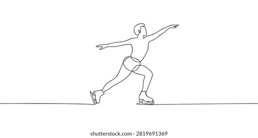 Minimalist continuous line drawing