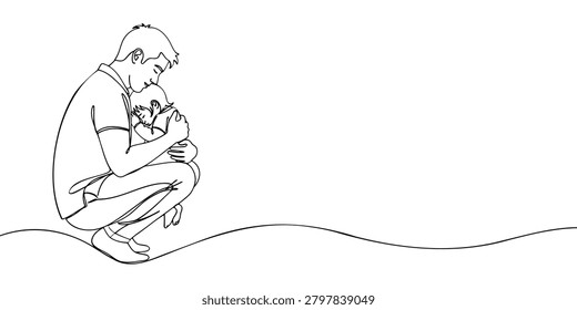 A minimalist continuous line