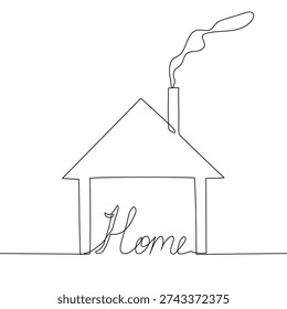 Minimalist continuous line drawing