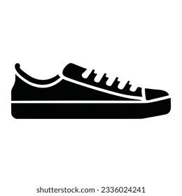 Minimalist Converse Icon Pictogram Vector