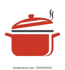 Minimalist Cooking Pot Logo Design.