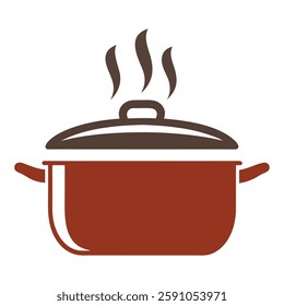 Minimalist Cooking Pot Logo Design.