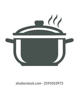 Minimalist Cooking Pot Logo Design.