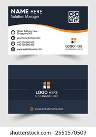 Minimalist Corporate Business Card Design