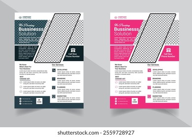 Minimalist Corporate Flyer Design Template