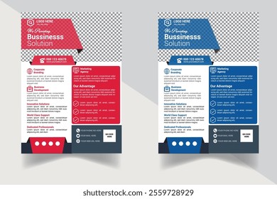 Minimalist Corporate Flyer Design Template