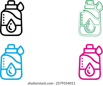 Minimalist cosmetic icons, beauty product outlines, skincare packaging illustrations, colorful toiletry silhouettes, simple line drawings of lotions and creams, geometric beauty container designs, fla