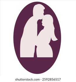 minimalist couple in love has a good relationship, man and
woman holding a red heart shape, couple concept for
valentine's day and love day, vector lover illustration