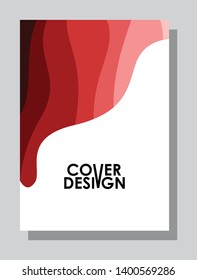 Minimalist cover design. Blue, red and purple in the form of liquid. Future geometric patterns. very suitable for your work project. Vector Eps10.