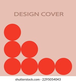 Minimalist cover design for books, templates and more.