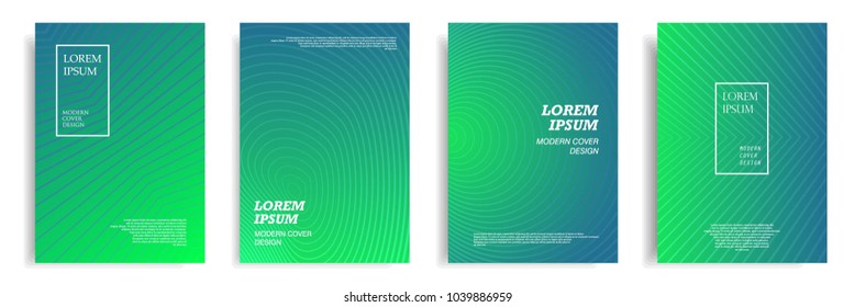 minimalist cover design with dynamic colorful halftone gradient