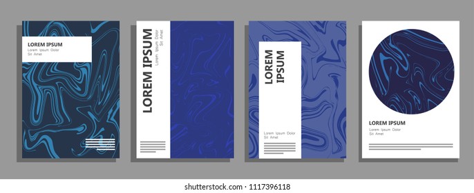 minimalist cover design with marble texture element