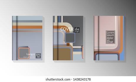 Minimalist cover design. Overlapping colorful shapes. Future geometric patterns. Vector Eps10. suitable for any background