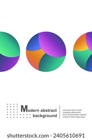 Minimalist cover design template with dynamic fluid gradient. Modern design template for posters, and banners, brochures, flyers, covers, websites.
