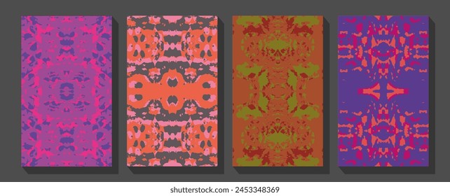 Minimalist cover templates. Modern gradient shapes composition.  Business presentation vector. 