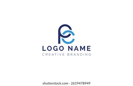 Minimalist CP Logo for Branding and Identity.