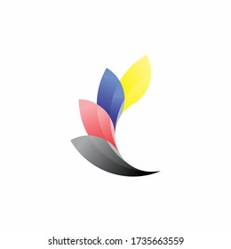Minimalist and Creative 3d logo Concept.