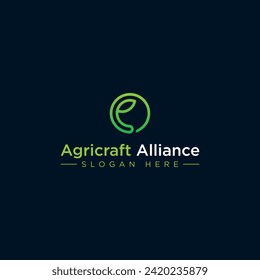 Minimalist Creative Agriculture Logo Design