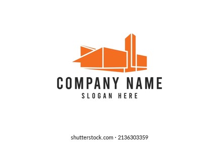 Minimalist Creative Architecture Building Symbol Logo