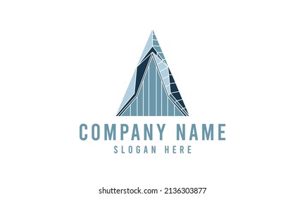 Minimalist Creative Architecture Building Symbol Logo