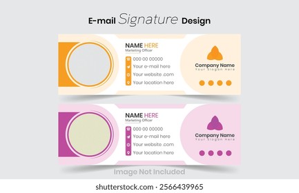 Minimalist Creative E-mail Signature Design