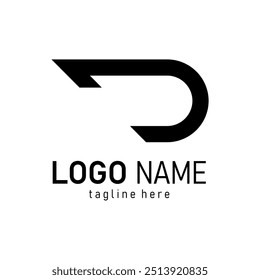 Minimalist Creative Letter D Logo Design Template