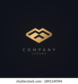 Minimalist and Creative real estate M letter Modern logo icon design. House, Property development, construction and building company M logotype template with gold color.