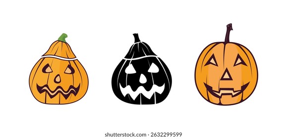 Minimalist Creative Unique Halloween Illustrations Vector Art Design