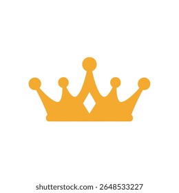 Minimalist Crown Icon for Royal Themes