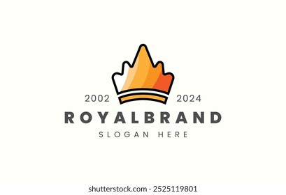 Minimalist Crown Logo for Luxury, Royalty, and Elegance. Crown vector Logo design