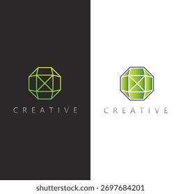 Vector minimalista del icono del diamante del cristal para los accesorios de moda y el diseño de la compañía de la joyería