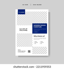 minimalist Curriculum Vitae design template vector